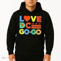 I Heart Love DC Washington D.C I Love Go Go Graphics Hoodie thumb 2