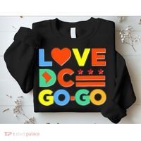 I Heart Love DC Washington D.C I Love Go Go Graphics Sweatshirt thumb 2