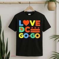 I Heart Love DC Washington D.C I Love Go Go Graphics T-Shirt thumb 2
