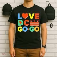 I Heart Love DC Washington D.C I Love Go Go Graphics T-Shirt thumb 6