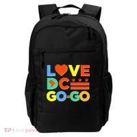 I Heart Love DC Washington D.C I Love Go Go Graphics Backpack thumb 0