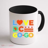 I Heart Love DC Washington D.C I Love Go Go Graphics Coffee Mug thumb 1
