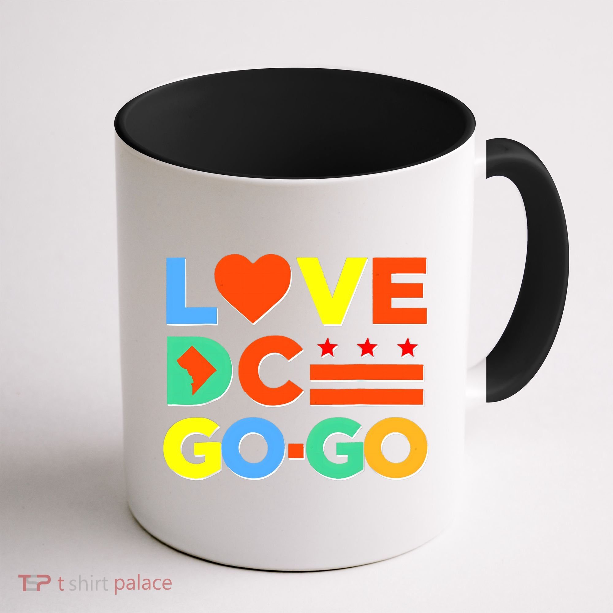 I Heart Love DC Washington D.C I Love Go Go Graphics Coffee Mug