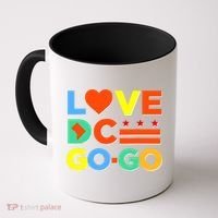 I Heart Love DC Washington D.C I Love Go Go Graphics Coffee Mug thumb 0