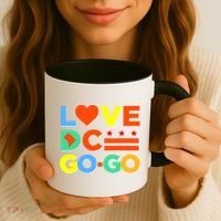 I Heart Love DC Washington D.C I Love Go Go Graphics Coffee Mug thumb 3