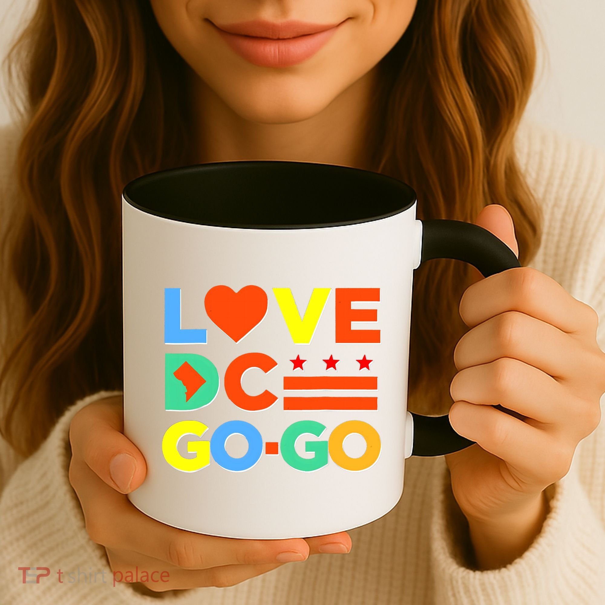 I Heart Love DC Washington D.C I Love Go Go Graphics Coffee Mug