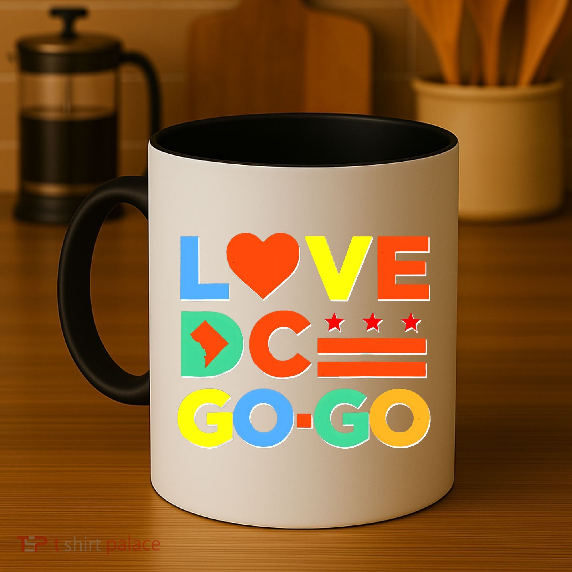 I Heart Love DC Washington D.C I Love Go Go Graphics Coffee Mug