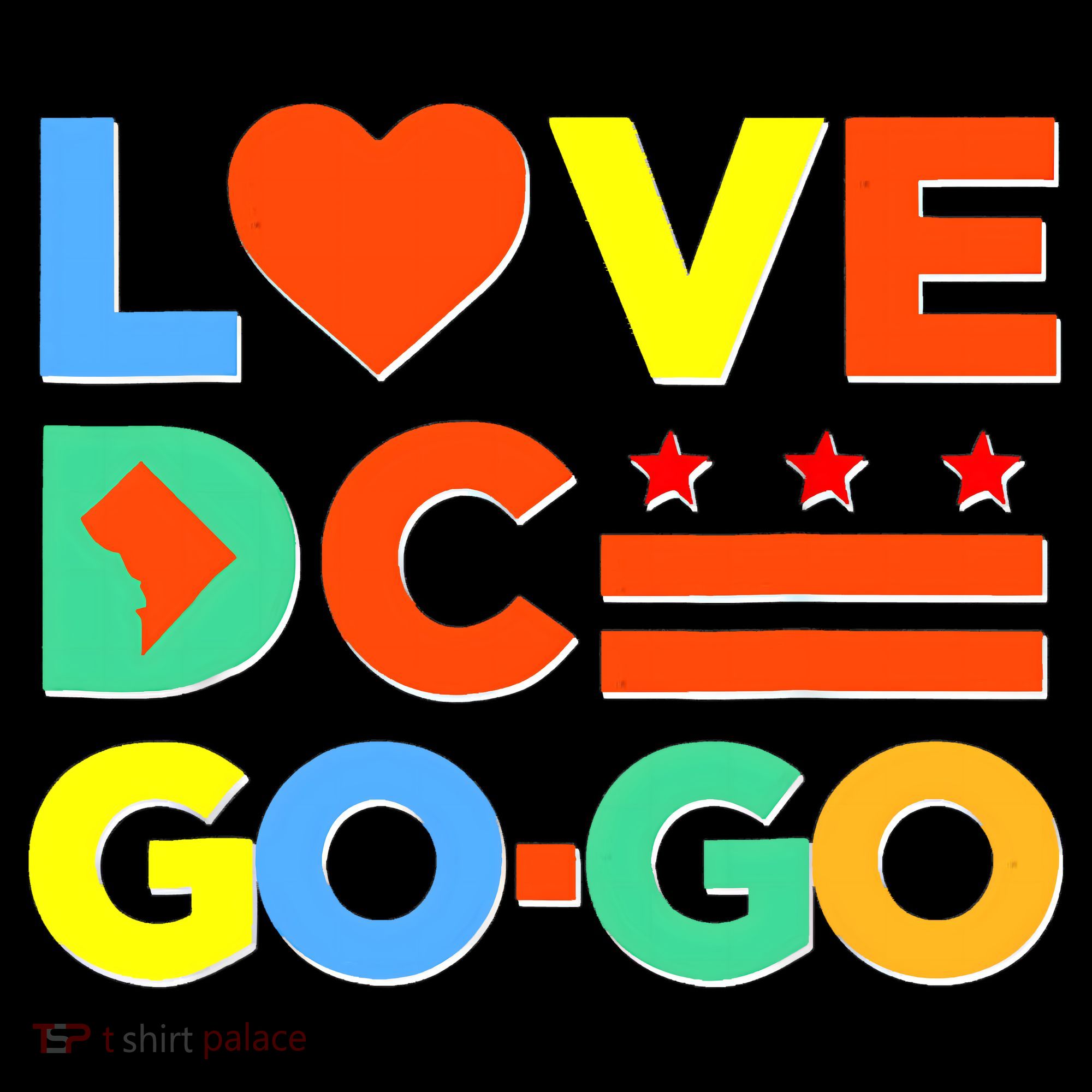 I Heart Love DC Washington D.C I Love Go Go Graphics Coffee Mug