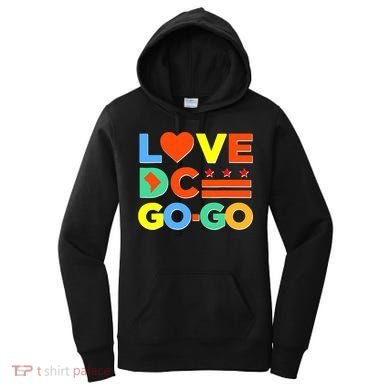 I Heart Love DC Washington D.C I Love Go Go Graphics Women's Hoodie