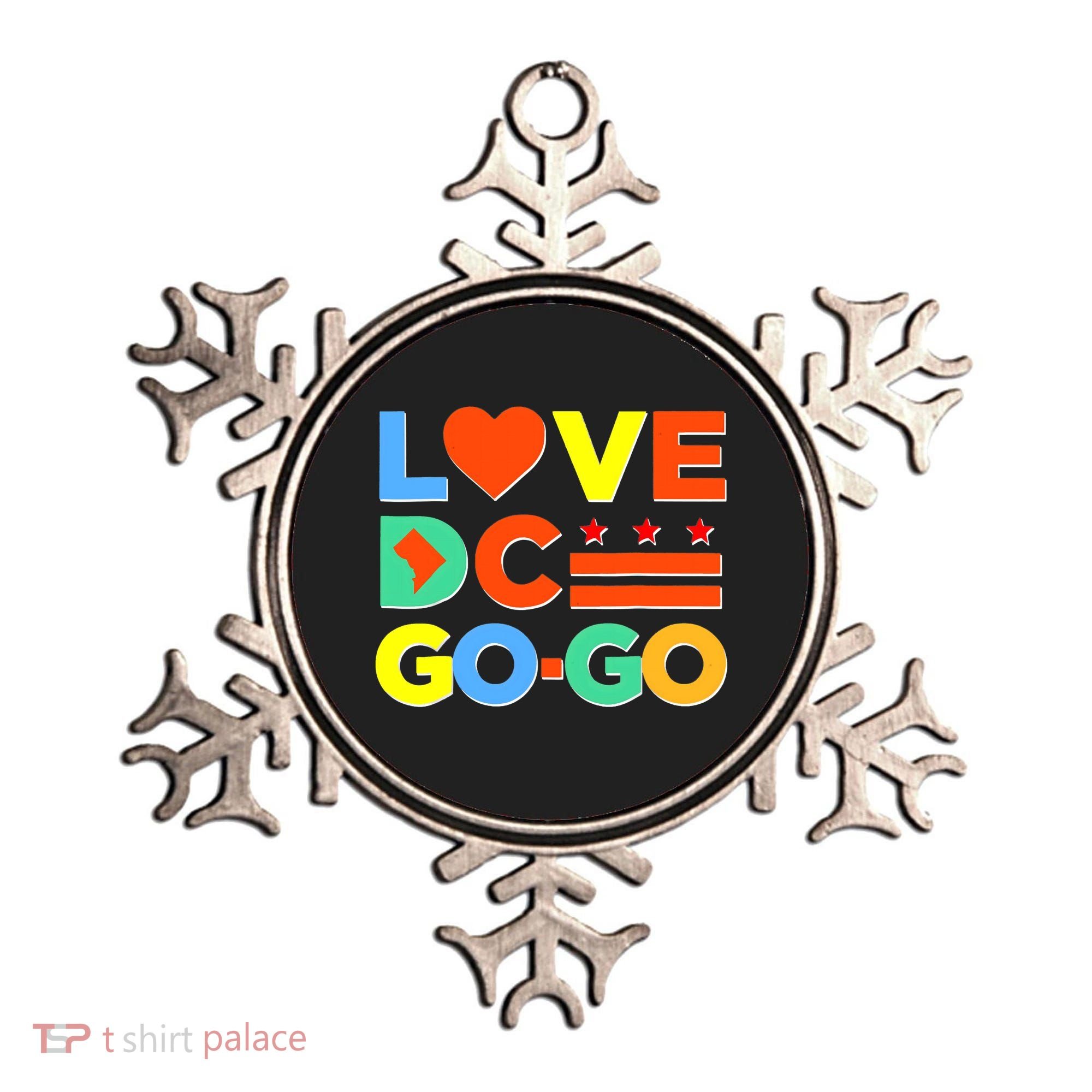 I Heart Love DC Washington D.C I Love Go Go Graphics Ornament