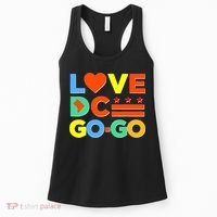 I Heart Love DC Washington D.C I Love Go Go Graphics Women's Tank Top thumb 0