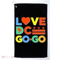 I Heart Love DC Washington D.C I Love Go Go Graphics Golf Towel thumb 0