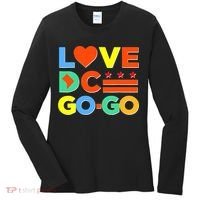 I Heart Love DC Washington D.C I Love Go Go Graphics Women's Long Sleeve Shirt thumb 0