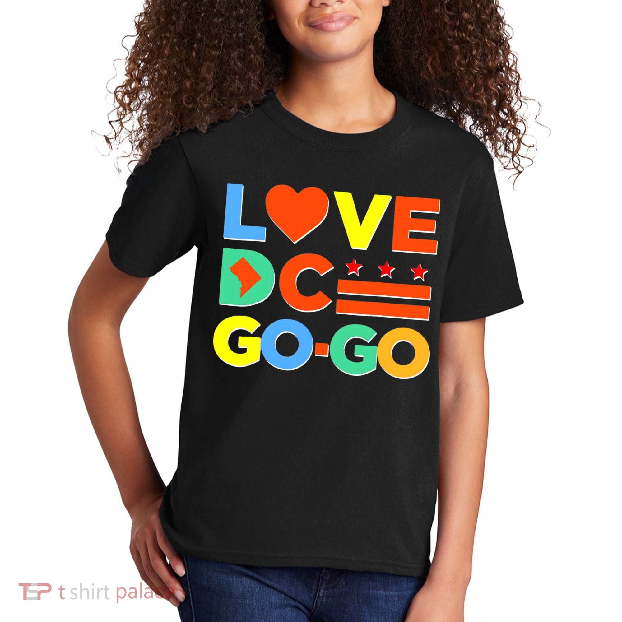 I Heart Love DC Washington D.C I Love Go Go Graphics Kids T-Shirt