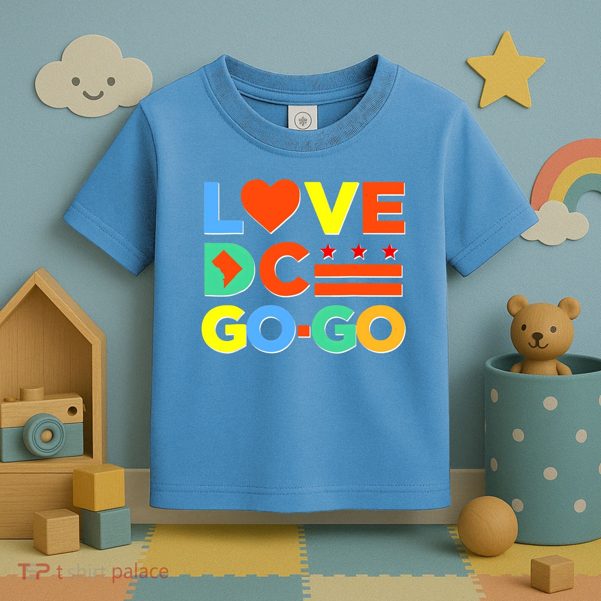 I Heart Love DC Washington D.C I Love Go Go Graphics Toddler T-Shirt