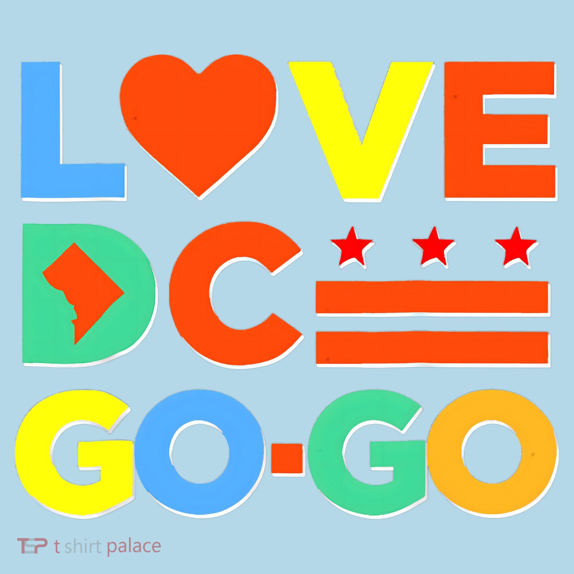 I Heart Love DC Washington D.C I Love Go Go Graphics Toddler T-Shirt