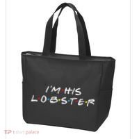 I'm His Lobster Romantic Valentine's Day Gift Tote Bag thumb 3