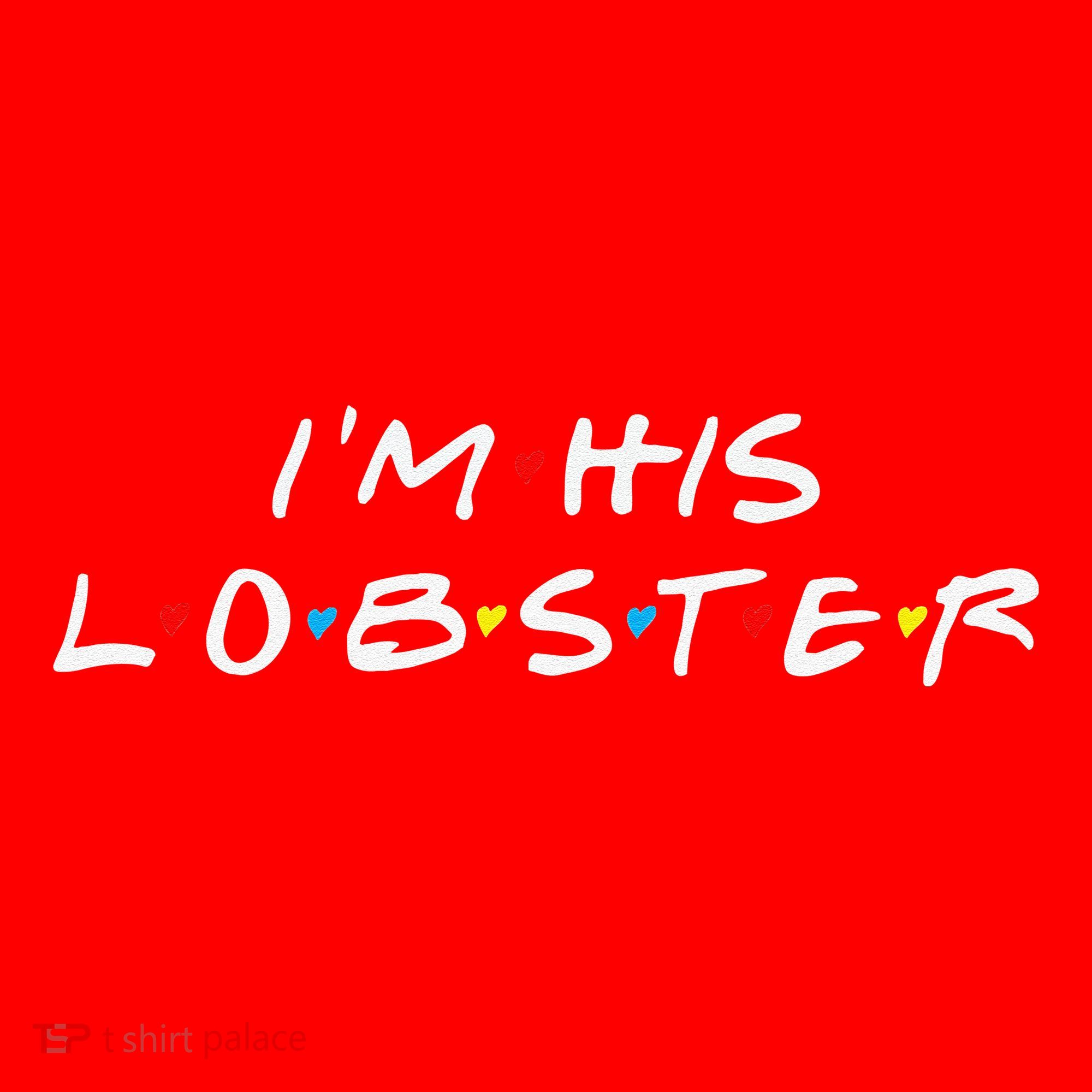 I'm His Lobster Romantic Valentine's Day Gift Santa Hat