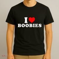 I Heart Love Boobies T-Shirt thumb 3