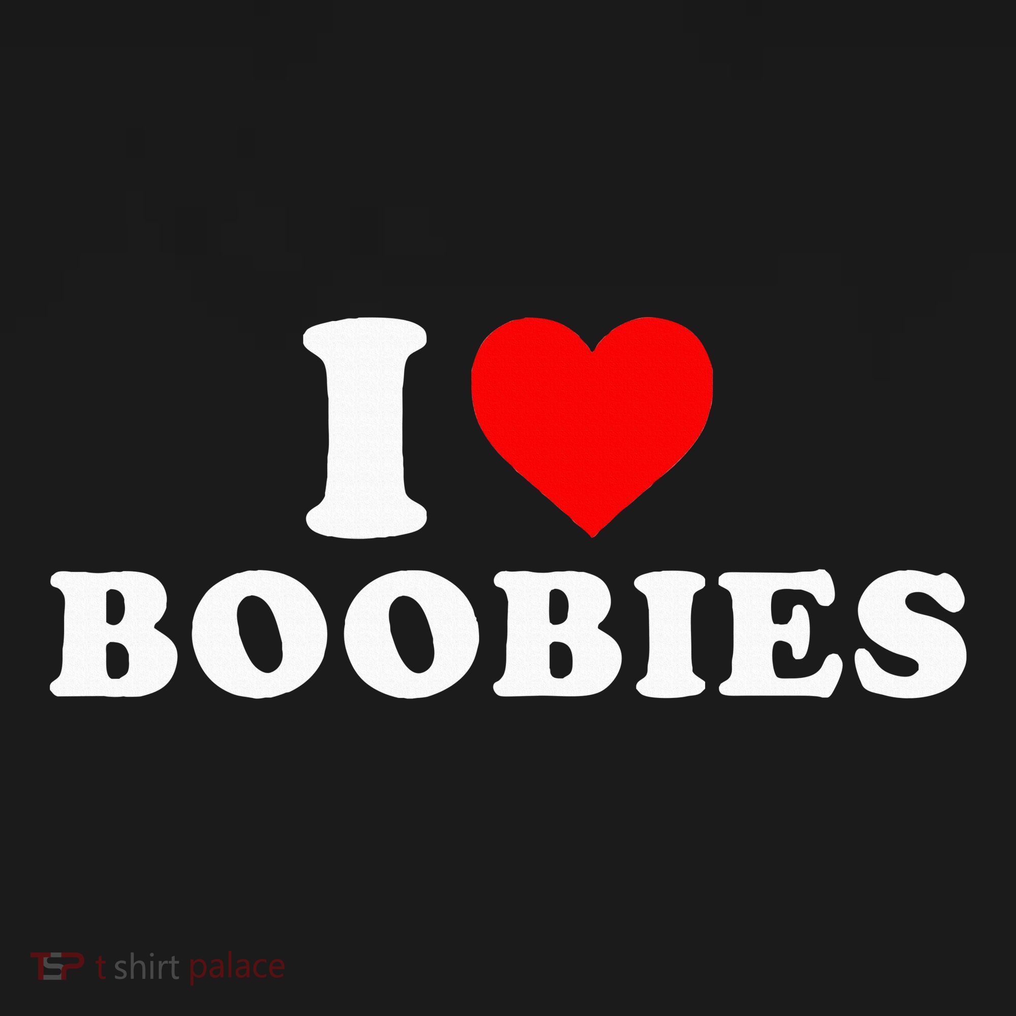 I Heart Love Boobies Mousepad