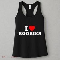 I Heart Love Boobies Women's Tank Top thumb 3
