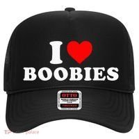 I Heart Love Boobies Hat thumb 0