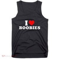 I Heart Love Boobies Tank Top thumb 0