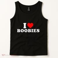 I Heart Love Boobies Tank Top thumb 2