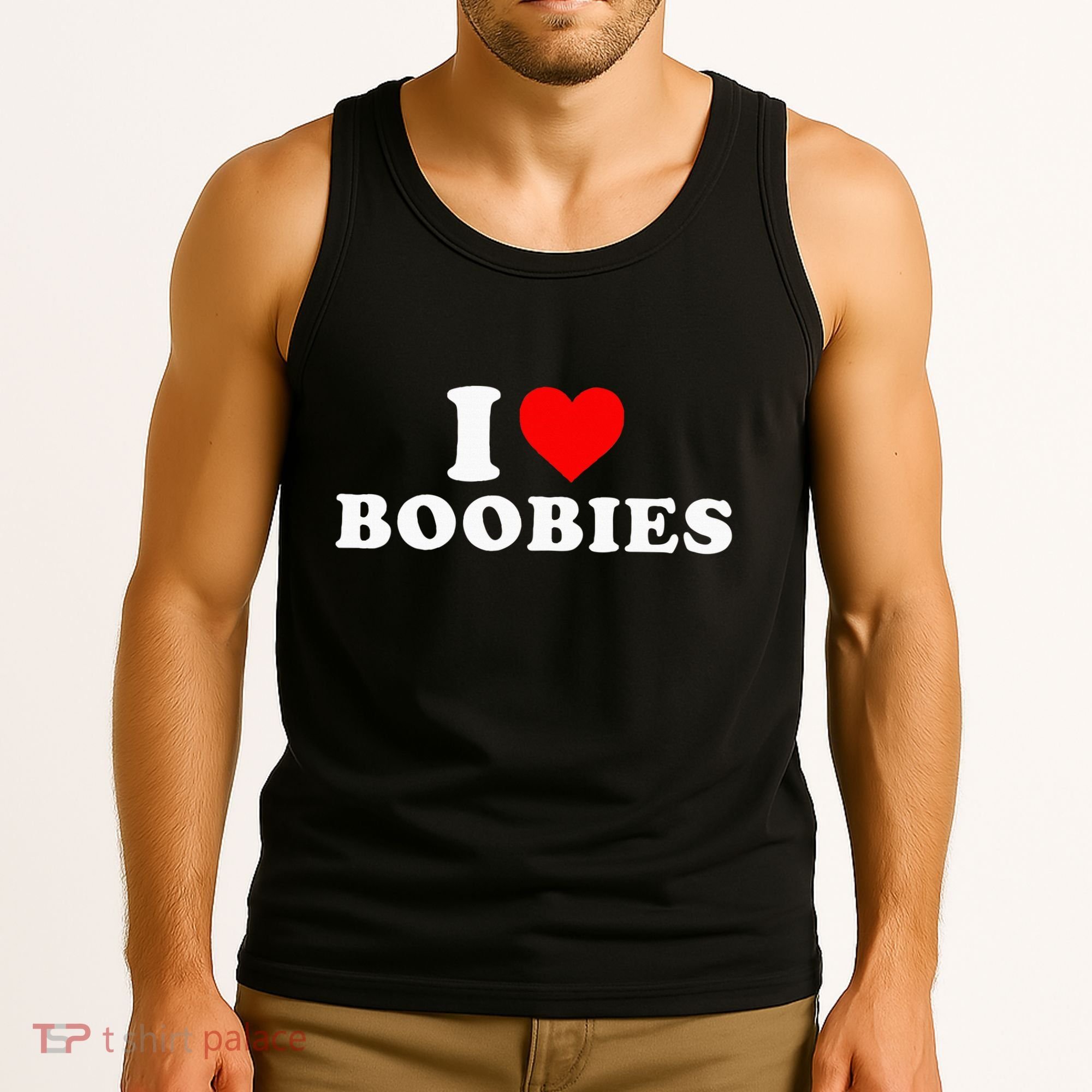 I Heart Love Boobies Tank Top