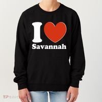 I Heart Love Savannah Women's Sweatshirt thumb 0