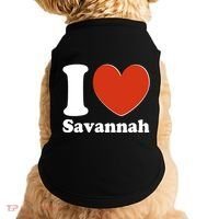 I Heart Love Savannah Doggie Tank thumb 0