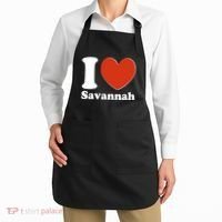 I Heart Love Savannah Apron thumb 2