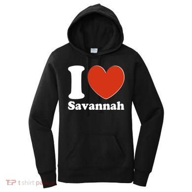 I Heart Love Savannah Women's Hoodie