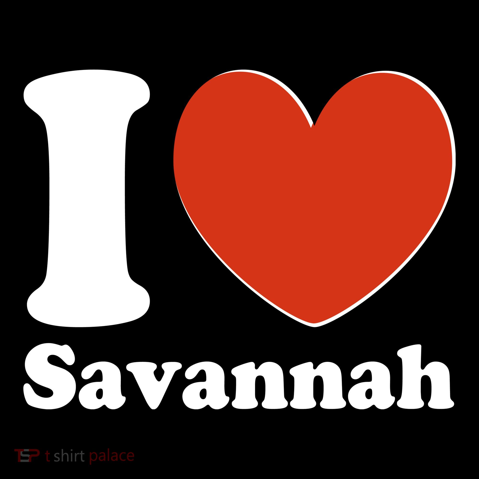 I Heart Love Savannah Women's Hoodie