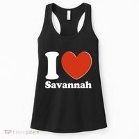 I Heart Love Savannah Women's Tank Top thumb 0