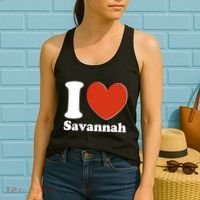 I Heart Love Savannah Women's Tank Top thumb 2