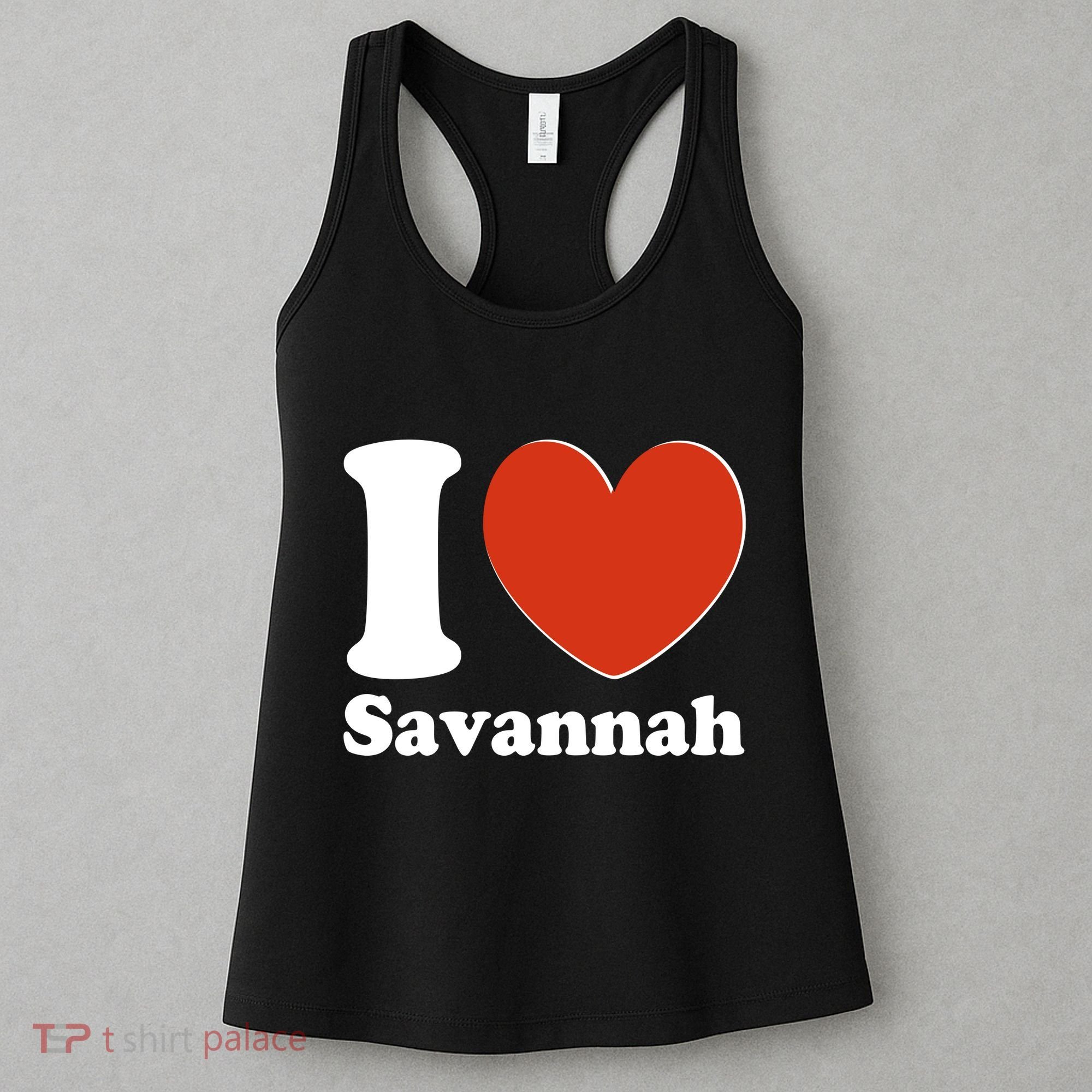 I Heart Love Savannah Women's Tank Top
