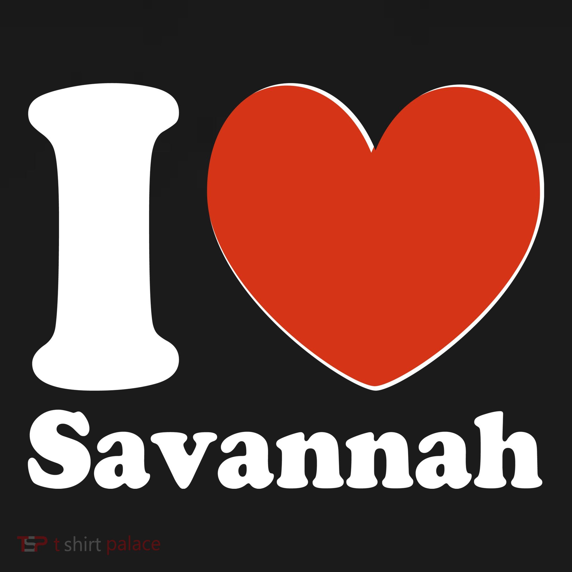 I Heart Love Savannah Women's Tank Top