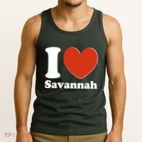 I Heart Love Savannah Tank Top thumb 3