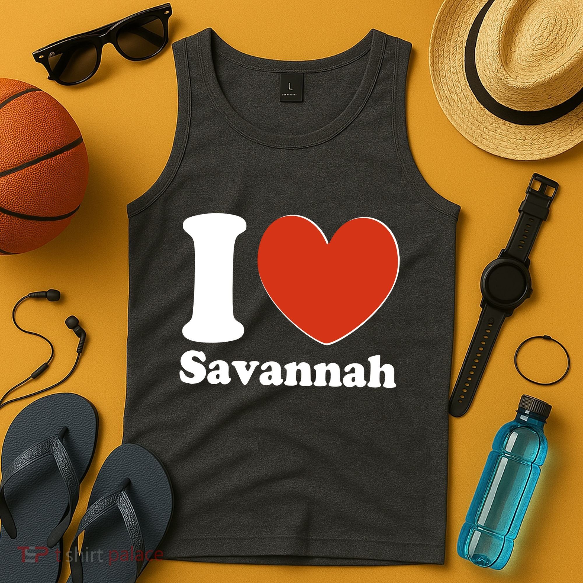 I Heart Love Savannah Tank Top