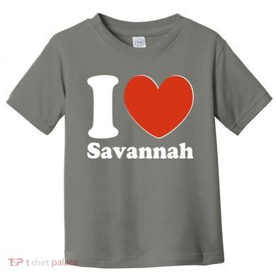 I Heart Love Savannah Toddler T-Shirt