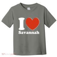 I Heart Love Savannah Toddler T-Shirt thumb 0