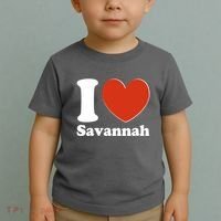 I Heart Love Savannah Toddler T-Shirt thumb 2