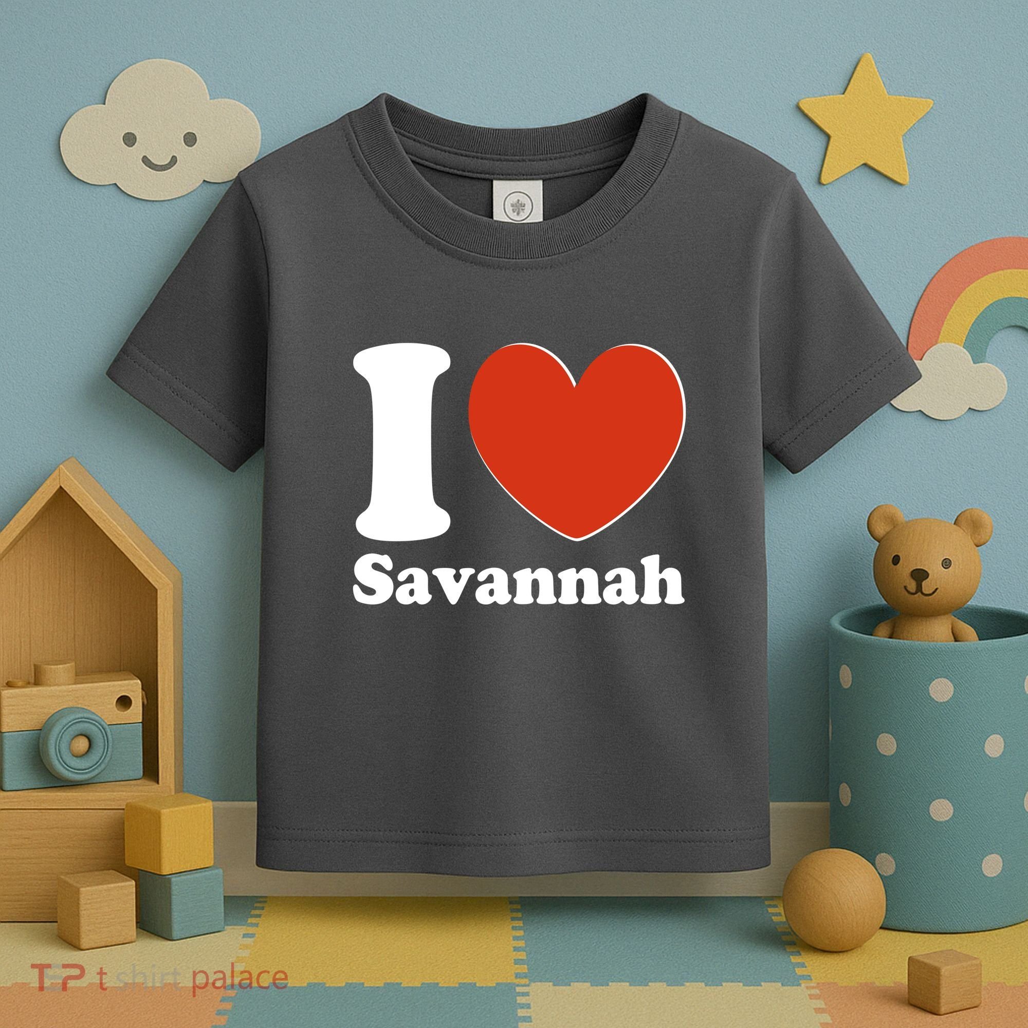I Heart Love Savannah Toddler T-Shirt