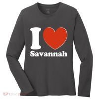 I Heart Love Savannah Women's Long Sleeve Shirt thumb 0