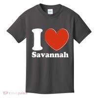 I Heart Love Savannah Kids T-Shirt thumb 0
