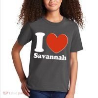 I Heart Love Savannah Kids T-Shirt thumb 2