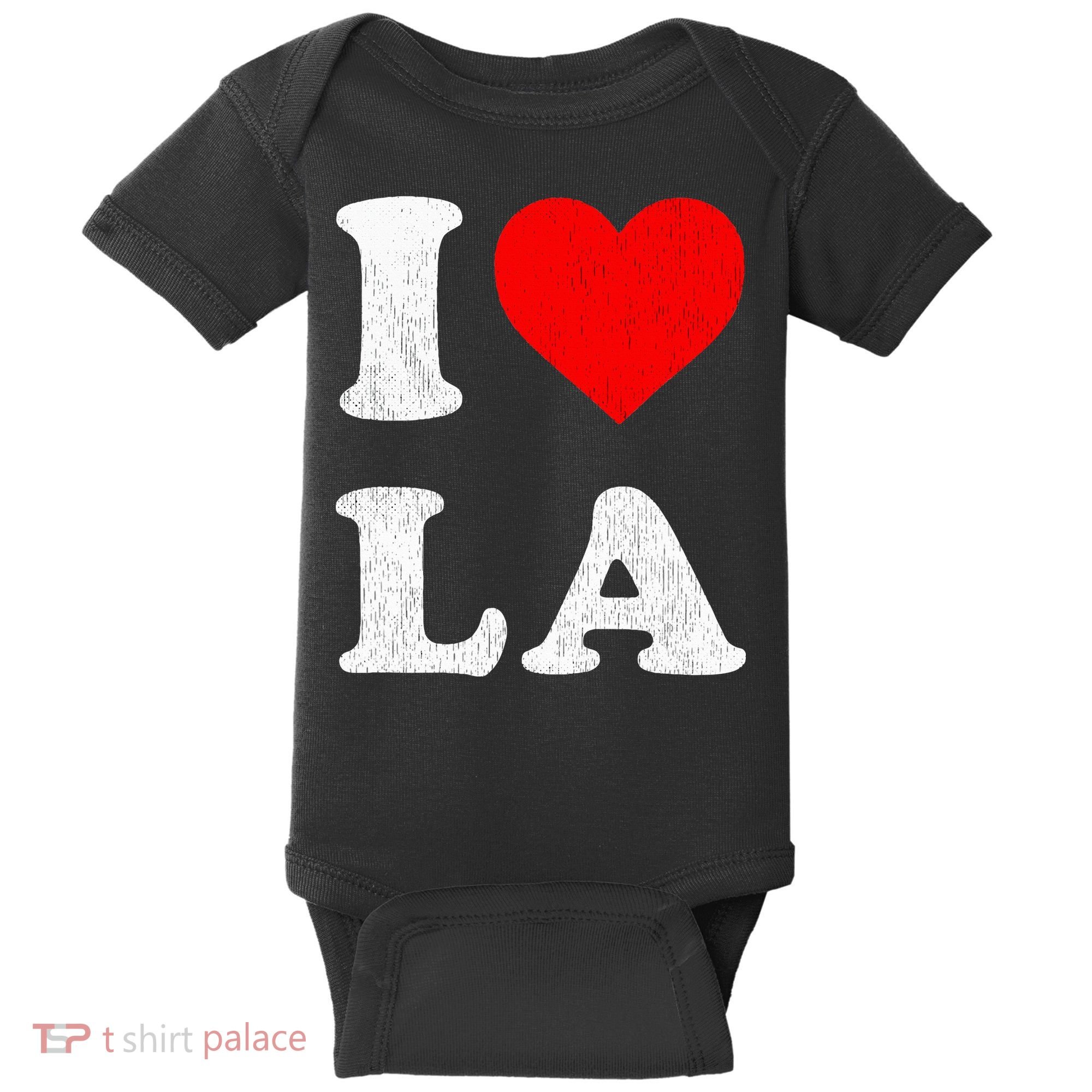 I Heart La Souvenir Baby Bodysuit