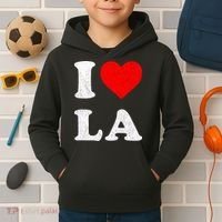 I Heart La Souvenir Kids Hoodie thumb 2