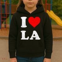 I Heart La Souvenir Kids Hoodie thumb 3